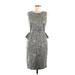 ERIN Erin Fetherston Casual Dress Crew Neck Sleeveless: Gray Dresses - Women's Size 6