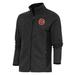 Women's Antigua Heather Black Bethune-Cookman Wildcats Course Full-Zip Jacket