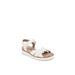 Wide Width Women's Zuri Sandal by LifeStride in White Fabric (Size 10 W)