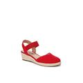 Women's Kimmie Espdrill by LifeStride in Fire Red Fabric (Size 5 1/2 M)