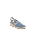 Wide Width Women's Katrina 2 Espadrilles by LifeStride in Blue Denim Fabric (Size 8 W)