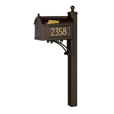 Montclair Deluxe Mailbox Set - Bronze/Gold - Grandin Road