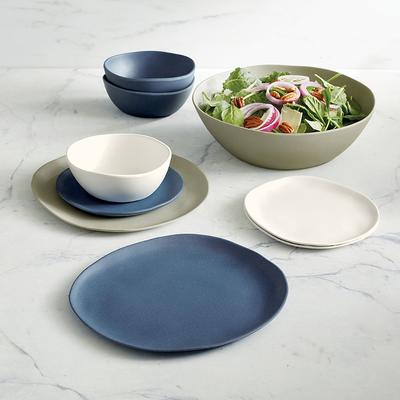 Set of 4 Del Mar Melamine Dinnerware - Indigo Bowls Indigo - Frontgate
