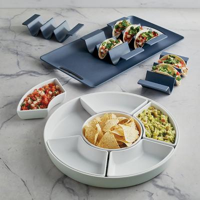 Set of 4 Del Mar Melamine Dinnerware - White Bowls in White - Frontgate
