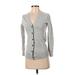 J.Crew Factory Store Cardigan Sweater: Gray Sweaters & Sweatshirts - Women's Size 2X-Small