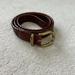 Coach Accessories | Coach Brown Leather Braided Belt 38 | Color: Brown | Size: Os