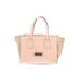VALENTINO By Mario Valentino Leather Satchel: Pebbled Pink Print Bags