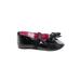 Dress Shoes: Slip-on Wedge Casual Black Solid Shoes - Kids Girl's Size 2