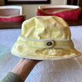 Coach Accessories | Coach Yellow Bucket Hat With Silver Buckle M/L | Color: Yellow | Size: Os