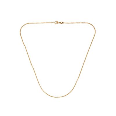 Collierkettchen FIRETTI "Schmuck Geschenk Gold 333 585 750 Rundankerkette in mehreren Breiten" Gr. 45, gold (gelbgoldfarben), Halsketten, Damen, 45, Gelbgold 750, B: 1,5mm, Made in Germany, B:1,5mm Image