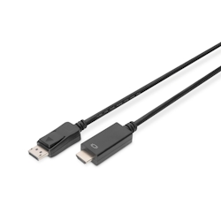 Digitus DisplayPort Adapterkabel, DP - HDMI Typ A Image