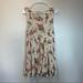 American Eagle Outfitters Dresses | Babydoll Style, Floral Dress | Color: Cream/Pink | Size: S