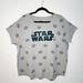 Disney Tops | Disney Star Wars T-Shirt Sz 2xl Gray Short Sleeve Top Storm Trooper Cotton Tee | Color: Blue/Gray | Size: 2x