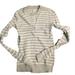 J. Crew Sweaters | J Crew Striped Wool Sweater Size Xs | Color: Cream/White | Size: Xs