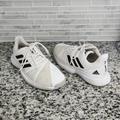 Adidas Shoes | Cloud White & Black Adidas Court Jam Bounce Tennis Shoes Sz 12 Athletic Sneakers | Color: Black/White | Size: 12
