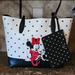 Kate Spade Bags | Kate Spade New York, Disney X, Minnie And Figaro Tote Bag | Color: Black/White | Size: 12.6"H X 18.4"W X 6.4"D
