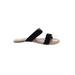 Just Fab Sandals: Black Print Shoes - Women's Size 6 - Open Toe