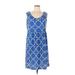 Lolly Wolly Doodle Casual Dress: Blue Dresses - Women's Size Large