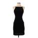 H&M Cocktail Dress - Sheath Halter Sleeveless: Black Dresses - Women's Size Small