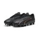 Fußballschuh PUMA "ULTRA PLAY FG/AG Fußballschuhe Jugendliche" Gr. 29, rosa (black copper rose metallic) Kinder Schuhe Fußballschuhe