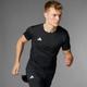 Laufshirt ADIDAS PERFORMANCE "ADIZERO E TEE" Gr. L, schwarz (black) Herren Shirts Sport