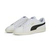 Sneaker PUMA "Smash 3.0 L Sneakers Erwachsene", Gr. 42, weiß (weiß schwarz gold frosted ivory beige), Obermaterial: Leder, Synthetik; Futter: Textil; Innensohle: Textil; Laufsohle: Gummi, Schuhe