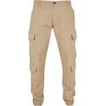 Cargohose URBAN CLASSICS "Herren Double Cargo Twill Jogging Pants" Gr. 44, Normalgrößen, beige (warmsand) Herren Hosen Cargohosen