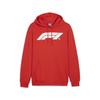 Hoodie PUMA "F1 ESS Motorsport Hoodie mit Logo Herren", Herren, Gr. S, rot (pop rot), Obermaterial: 49% Polyester, 51% Baumwolle; Kapuzenfutter: 40% Polyester, 60% Baumwolle; Rippe: 4% Elasthan, 58% Baumwolle, 38% Polyester, normal, Langarm,...