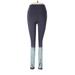 Electric & Rose Leggings: Blue Color Block Bottoms - Women's Size X-Small