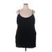 Mossimo Supply Co. Casual Dress - Mini Scoop Neck Sleeveless: Black Print Dresses - Women's Size 2X-Large