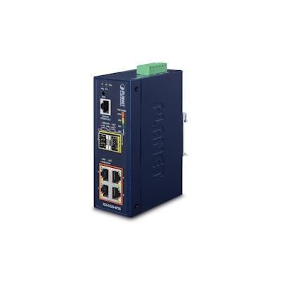 PLANET IGS-5225-4P2S Netzwerk-Switch Managed L2+ Gigabit Ethernet (10/100/1000) Power over Ethernet (PoE) Blau Image