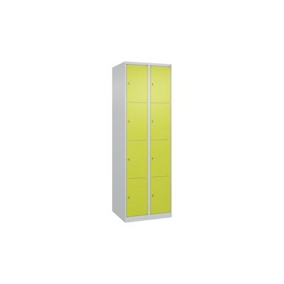 C+P Schließfachschrank Classic PLUS, 2 Abteile, 1850x600x500mm, 7035/0024 Image