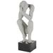 Ivy Bronx Issiac Polystone Crouching People Sculpture in Gray | 18.75 H x 6.4 W x 7.4 D in | Wayfair 66FC3937DAEA4E7081E2938172E1F262