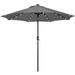 Arlmont & Co. Serod 103.94 Umbrella Metal in Gray | Wayfair 1865B06381E44B24807BE3B394CDE904