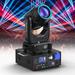 300W LED Beam Moving Head Light DMX512 16 Channel with Battery for Short Floor Bars Birthday Parties Clubs KTV Black