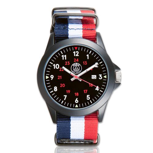 PSG-Uhr und Stoffarmband