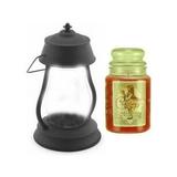 Black Candle Warmer And Courtneys 26 Oz Candle - Cinnamon Vanilla