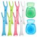 8 Pcs Flossers Craftastic Floss Mate Floss Handle Floss Holder Handle Floss Sticks Dental Floss Boxed Interdental Plastic
