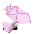 S Pet Bath Towel Dry Microfiber for Face Absorbent Towels Reusable Bathrobe Cute Pink
