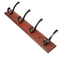 Multi-functional Hook Sundries Hooks Ordinary Storage Shelf Wood Coat Racks Wooden Shelves Stainless Steel up