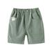 Rrunsv Boys Soccer Shorts Toddler Boys Summer Shorts with Drawstring Casual Pull-On Active Sports Shorts Green 90