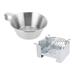 Folding Stove Portable Camping Convenient Cup Stainless Steel Collapsible Bowl Barbecue