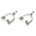 2PCS Stainless Steel Horse Spurs with Gear Spurs for Equestrian Competition Entertainment West Cowboy Horse Boot Spurs Decoration for Boots Equestrian Equipment