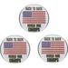 HODL 21 Back to Back World War Champs - Golf Ball Marker - Value Pack of 3 American Flag Golf Ball Markers - Magnetic Novelty America Golf Ball Markers - USA Golf Ball Markers - Lot of 3