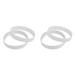 4 Pcs Golf Accessories Cool Ashtrays Golfing Gear Training Aid Putting Green Hole Rings Cup Stainless Steel White