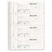 (3 Pack Value Bundle) WBTAYB Spiralbound Unnumbered Money Receipt Book 2 3/4 x 7 Three-Part 120 Sets/Book