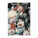 My Hero Academia Wall Art Canvas Posters Anime Poster 11.8*7.8 Inch Wall Artwork Decor For Dorm Home Bedroom Living Room Office Kitchen Farmhouse Decoration