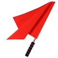 Sports Competition Starting Flag Signal Patrol Flagbearer (red) The Hand Redt Racing Waving for