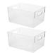 2 Pcs Book Storage Box Bookends for Shelves Sheld Cosmetic Plastic Go Containers Cases Organizer Books Sundries Holder Desktop Child