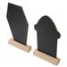 Restaurant Bar Small Blackboard Stable Party Decoration The Sign Halloween Wooden 2 Pcs